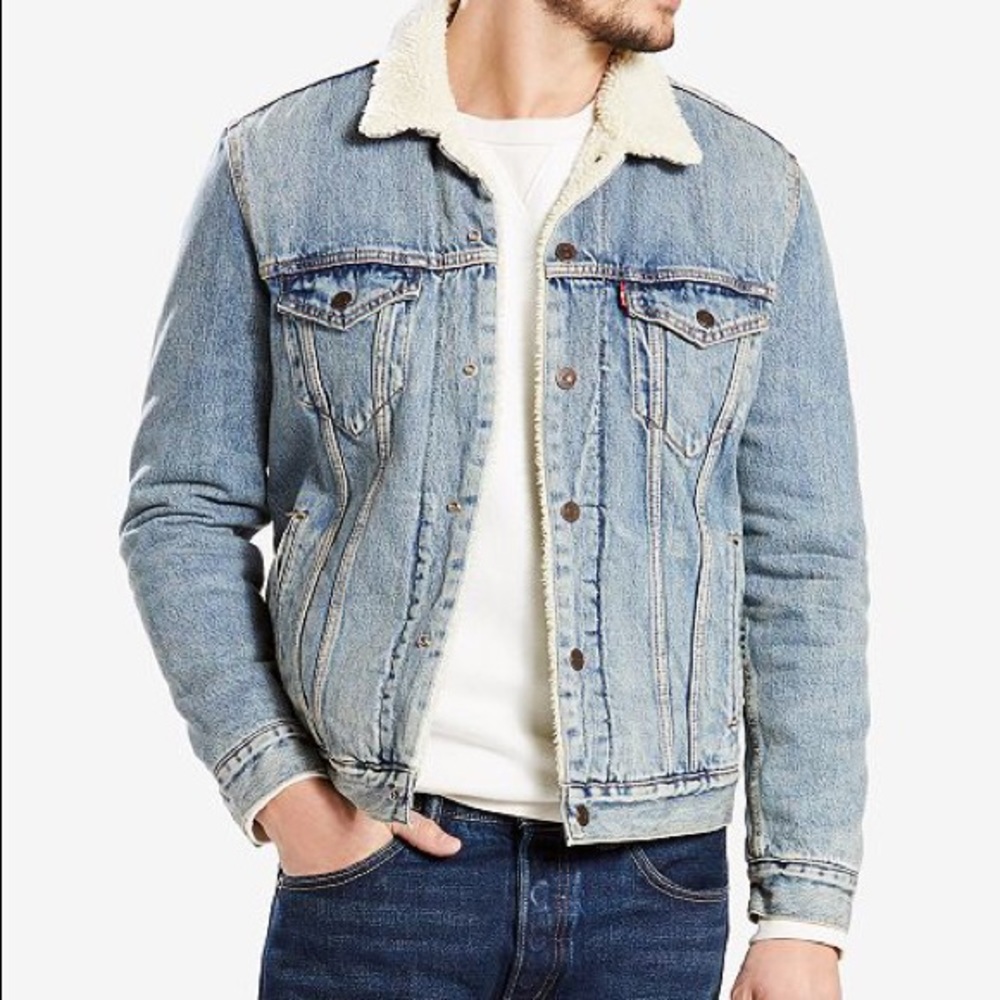 Levi’s Sherpa Denim Trucker Jacket